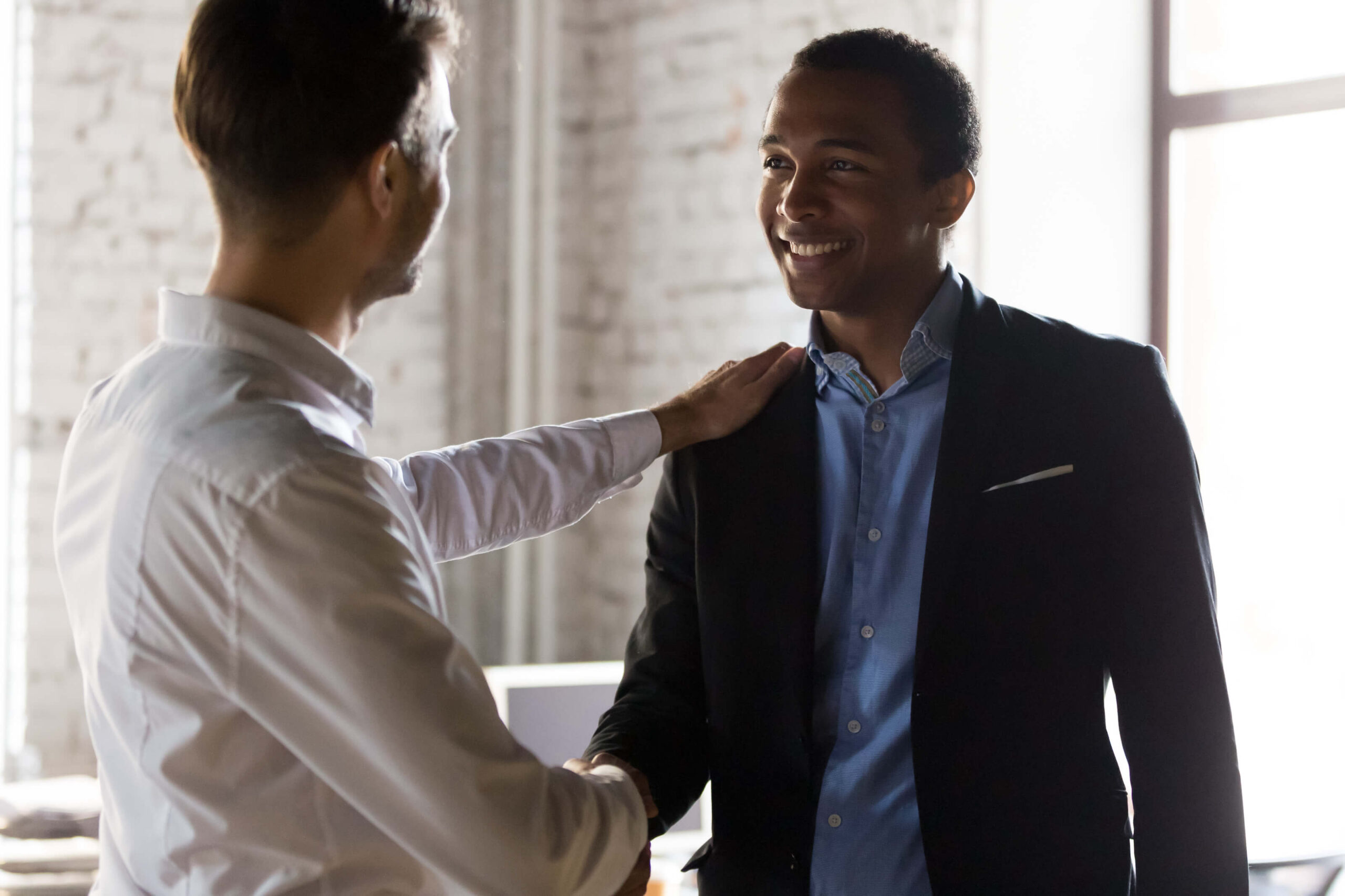 interview job candidate shake hands