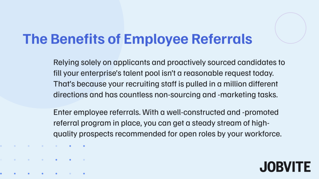 benefits of employee referral program