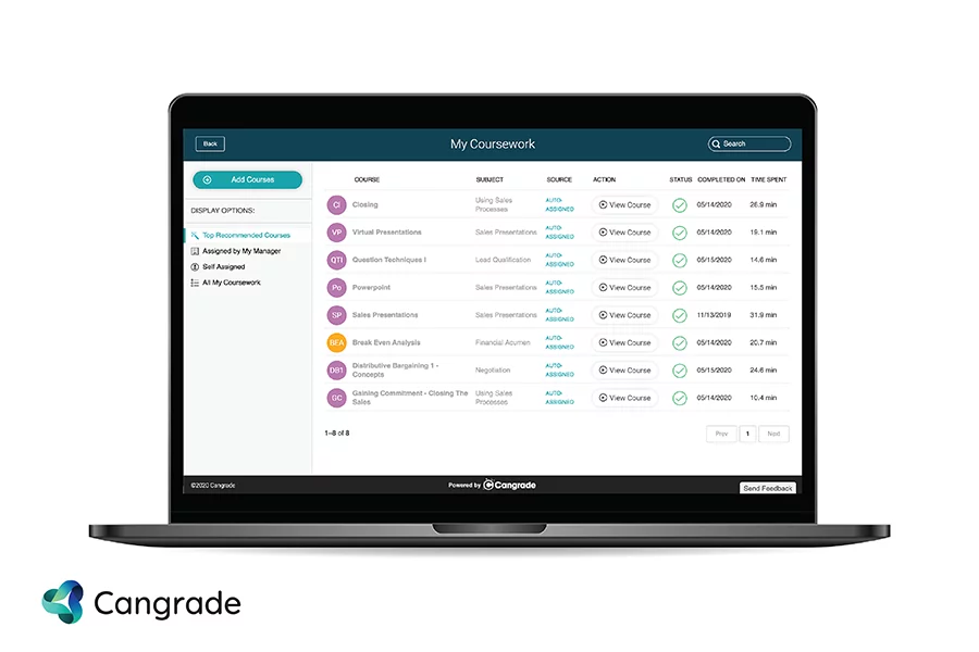 Cangrade and Jobvite integration screenshot