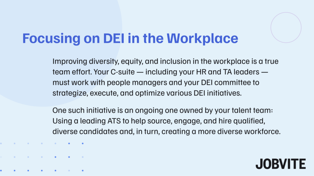 diversity equity and inclusion in the workplace