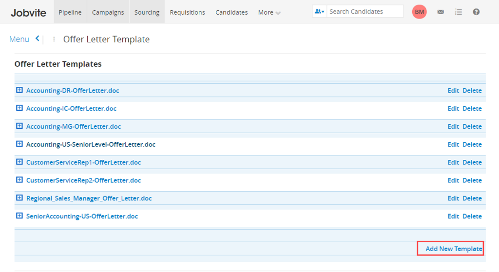 jobvite multiple offer forms